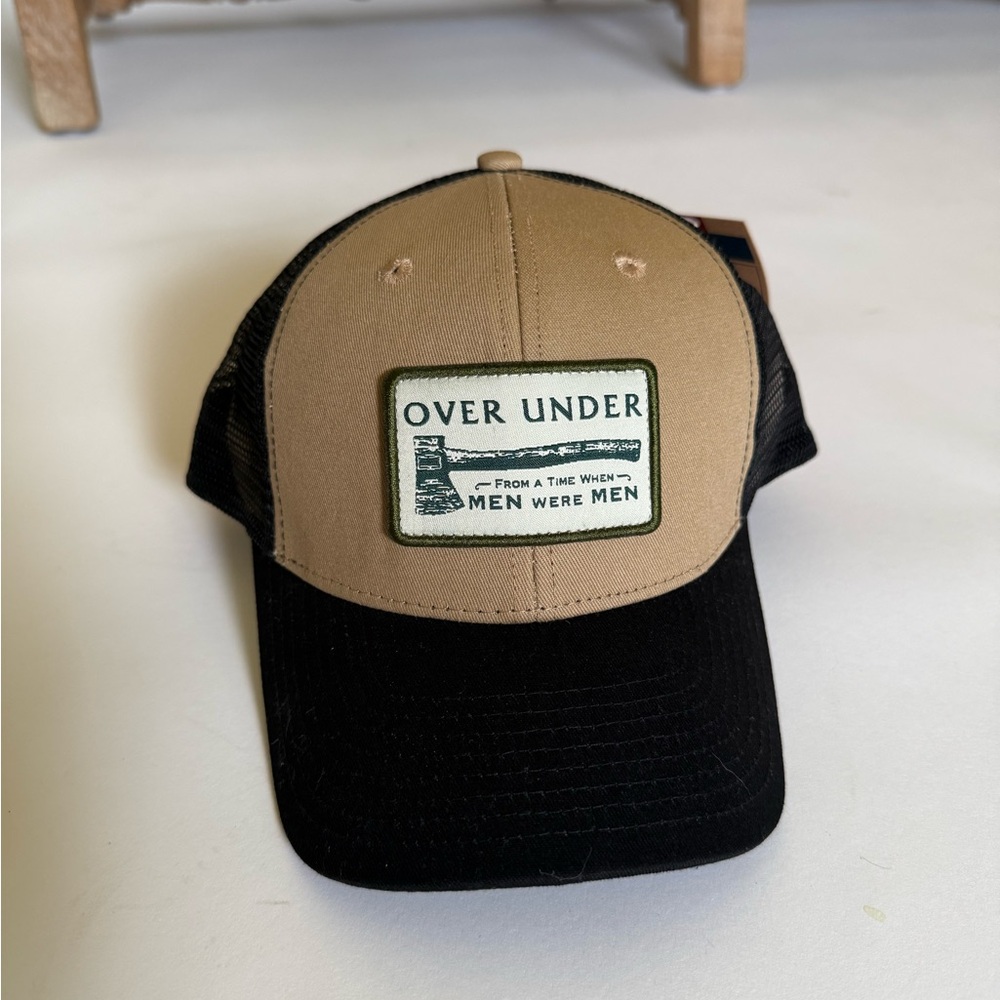 Over Under Men's Black and Tan Cap